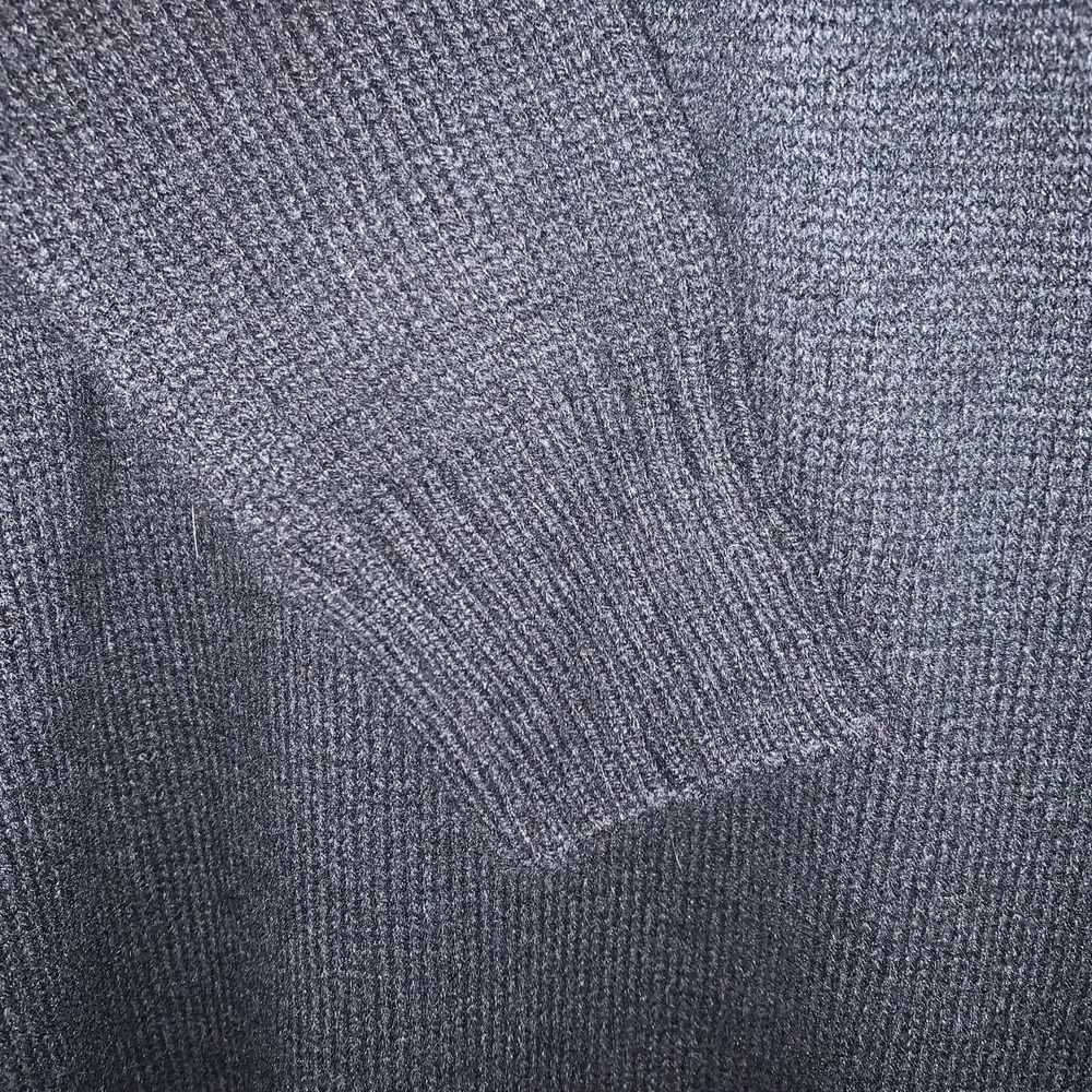Merrell Womens Sweater Dress Medium Black Wool Blend Scoop Neck Ribbed Waist - Picture 4 of 11